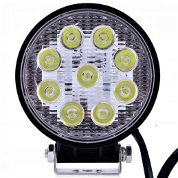 LED halogen lamp 9 diode 27w excavator loader