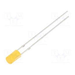 1 pcs x OPTOSUPPLY - OSO5PA3HE4B - LED, 3mm, orange, 330÷500mcd, 140°, Front: flat, 1.8÷2.6V