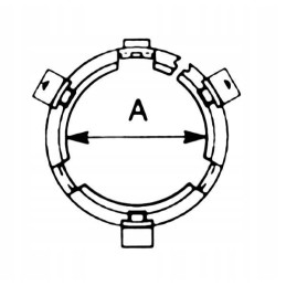 Movable ring for external protective cap oe 4