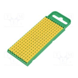 200 pcs x HELLERMANNTYTON - 561-00264 - Markers, Marking: Z, 0.8÷2.2mm, polyamide, yellow, -40÷85°C, WIC