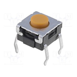 2 pcs x OMRON OCB - B3W-1002 - Microswitch TACT, SPST-NO, Pos: 2, 0.05A/24VDC, THT, none, 2.25N