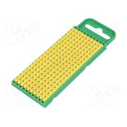 200 pcs x HELLERMANNTYTON - 561-00254 - Markers, Marking: Y, 0.8÷2.2mm, polyamide, yellow, -40÷85°C, WIC