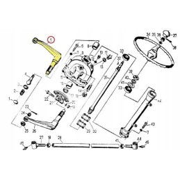 Right steering arm c 330 500160