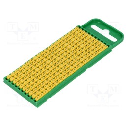 200 pcs x HELLERMANNTYTON - 561-00034 - Markers, Marking: C, 0.8÷2.2mm, polyamide, yellow, -40÷85°C, WIC