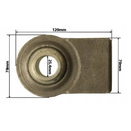 Ear end of the lift arm, diameter 25-4mm