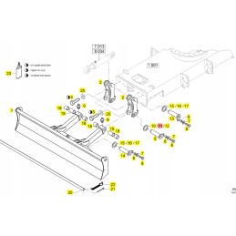Yanmar blade washer b75w b110w sv85 sv120