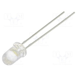 1 pcs x LUCKYLIGHT - LL-504WC2E-W2-3TC - LED, 5mm, white cold, 15800mcd, 20°, Front: convex, 2.8÷3.8V