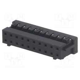 2 pcs x HIROSE - DF11-20DS-2C - Plug, wire-wire/PCB, female, DF11, 2mm, PIN: 20, w/o contacts