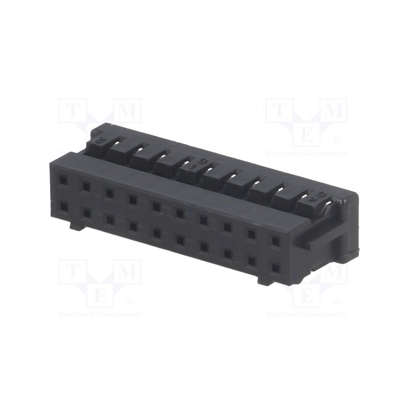 2 pcs x HIROSE - DF11-20DS-2C - Plug, wire-wire/PCB, female, DF11, 2mm, PIN: 20, w/o contacts