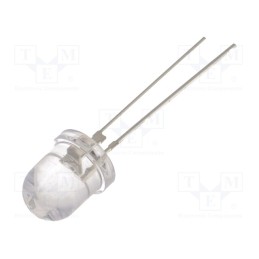 1 pcs x OPTOSUPPLY - OS5OEA8131P - LED, 8mm, orange, 35000÷40000mcd, 30°, Front: convex, 2÷2.8V