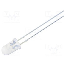 1 pcs x OPTOSUPPLY - OSRRJ25111A - LED, 5mm, red, 4200÷5800mcd, 15°, Front: convex, 1.8÷2.6V