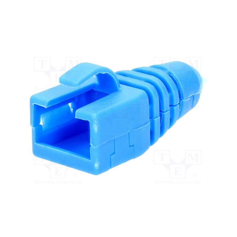 2 pcs x MH CONNECTORS - MHRJ45SRB-RET-B - RJ45 plug boot, blue