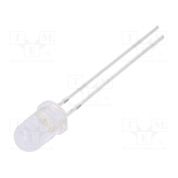 1 pcs x OPTOSUPPLY - OS5OAA51A5A - LED, 5mm, orange, 4200÷5800mcd, 100°, Front: convex, 1.8÷2.6V