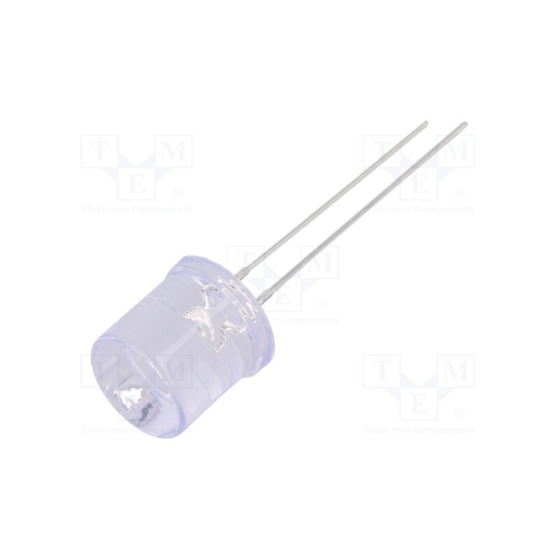 1 pcs x OPTOSUPPLY - OSB5SAA6A1A - LED, 10mm, blue, 750÷1120mcd, 100°, Front: flat, 2.7÷3.4V