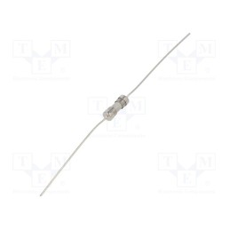 1 pcs x SCHURTER - 8020.0511.PT - Fuse: fuse, time-lag, 500mA, 250VAC, PCB,THT, ceramic,axial, copper