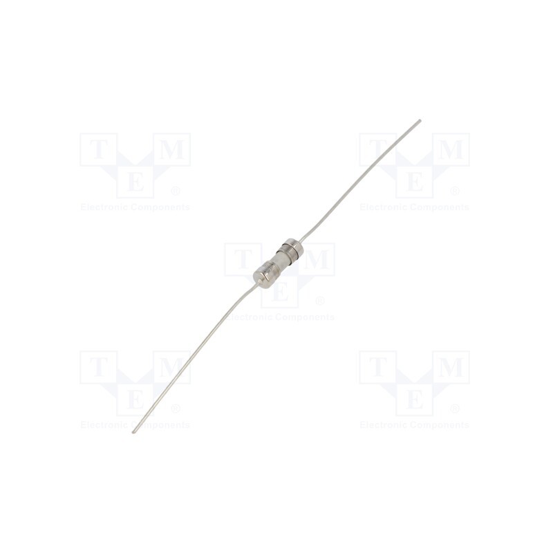 1 pcs x SCHURTER - 8020.0511.PT - Fuse: fuse, time-lag, 500mA, 250VAC, PCB,THT, ceramic,axial, copper