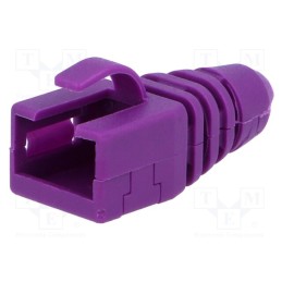 2 pcs x MH CONNECTORS - MHRJ45SRB-RET-P - RJ45 plug boot, purple