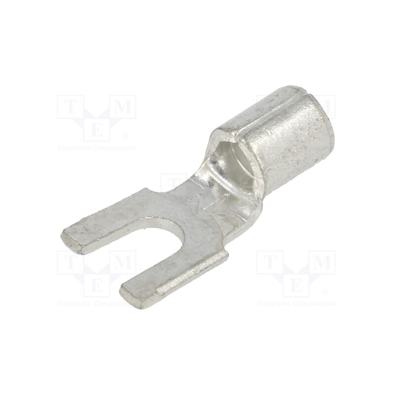 2 pcs x KEYSTONE - 8224 - Tip: fork, M3,5, crimped, for cable, non-insulated, copper, 3.66mm