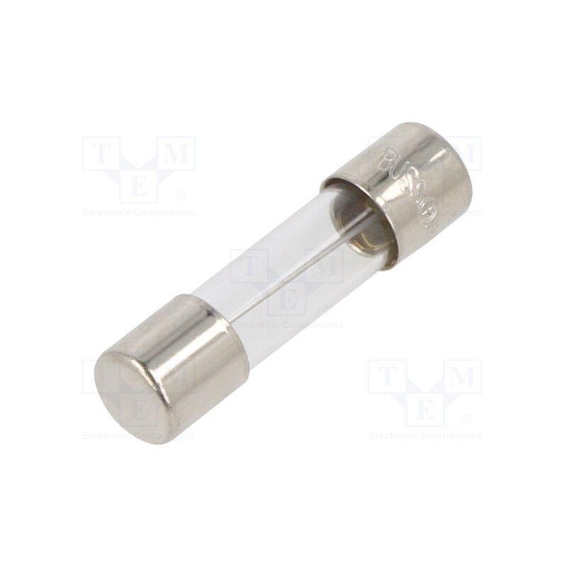 1 pcs x EATON/BUSSMANN - BK1-S506-10-R - Fuse: fuse, time-lag, 10A, 250VAC, cylindrical,glass, 5x20mm, brass