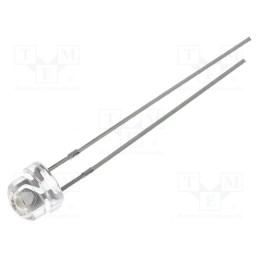 1 pcs x OPTOSUPPLY - OSPW56A1A-JK - LED, 4.8mm, white cold, 500÷1120mcd, 100°, Front: convex, 2.8÷4V