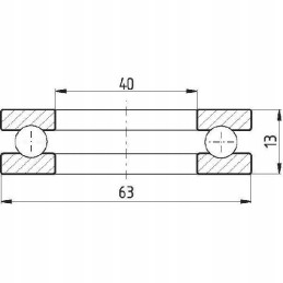 778051108 thrust ball bearing 51108