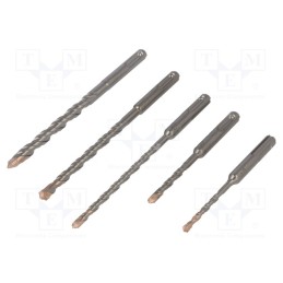 1 set x ALPEN-MAYKESTAG - 80705680100 - Drill set, for concrete, steel, blister, F4 FORTE, 5pcs.