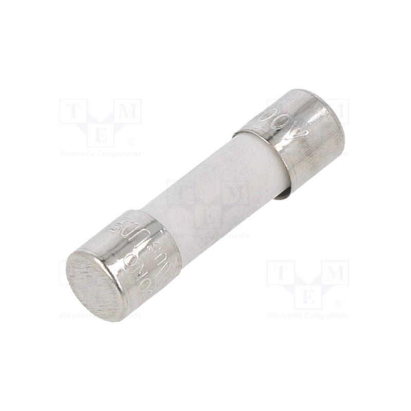 1 pcs x CONQUER ELECTRONIC - UDE 12A 500V - Fuse: fuse, time-lag, 12A, 500VAC, ceramic,cylindrical, 5x20mm
