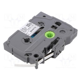 1 pcs x BROTHER - HSE-211E - Heat shrink sleeve, 5.2mm, 1.5m, white, Character colour: black