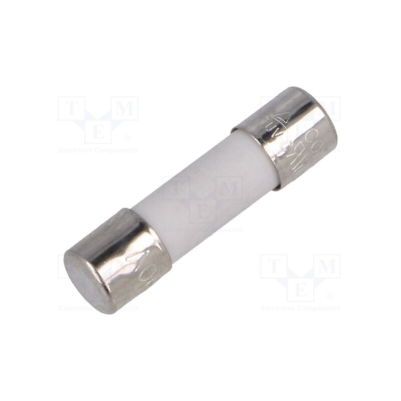 1 pcs x CONQUER ELECTRONIC - UDE 1.6A 500V - Fuse: fuse, time-lag, 1.6A, 500VAC, ceramic,cylindrical, 5x20mm