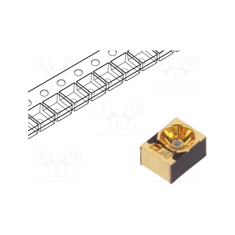 1 pcs x ams OSRAM - SFH 3600-2/3 - Phototransistor, λp max: 990nm, 35V, 60°, Lens: transparent, 130mW