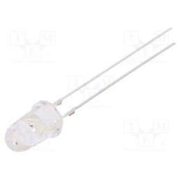 1 pcs x OPTOSUPPLY - OSB5SA5201A - LED, 5mm, blue, 8000÷9000mcd, 8°, Front: convex, 2.9÷3.6V, -30÷85°C