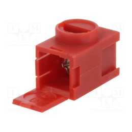 2 pcs x CLIFF - FCR79011 - Terminal block, ways: 1, 0.14÷2.5mm2, THT,screw terminal, red