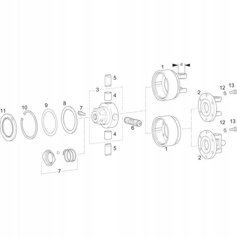 Hub 1 profile 395102077 walterscheid