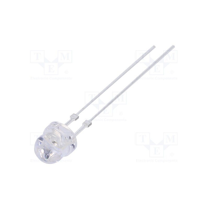 1 pcs x OPTOSUPPLY - OSB5SA5W61C - LED, 4.9mm, blue, 1560÷2180mcd, 60°, Front: flat, 2.9÷3.4V, 102mW