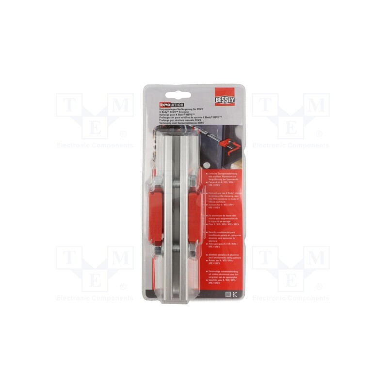 1 pcs x BESSEY - KBX20 - Connector, to connect two clamps, KRE30-2K,KRE60-2K,KRE80-2K