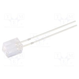 1 pcs x OPTOSUPPLY - OSYPA7NE1B-12V - LED, rectangular, 5x5x7mm, yellow, 500÷750mcd, 140°, Front: flat