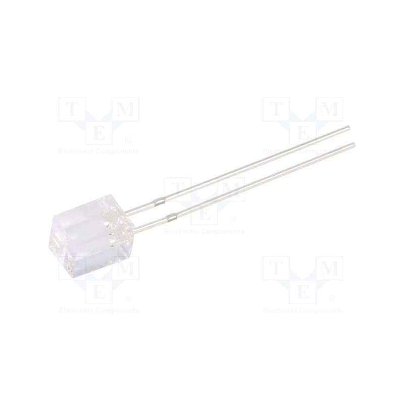 1 pcs x OPTOSUPPLY - OSYPA7NE1B-12V - LED, rectangular, 5x5x7mm, yellow, 500÷750mcd, 140°, Front: flat