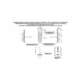LED direction indicator, flasher, excavator loader