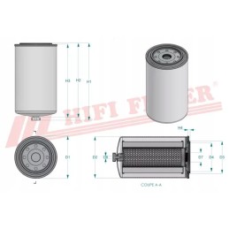 Hifi filter sn 5038 fuel filter