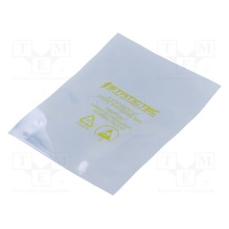 1 pcg x STATICTEC - STP10203305 - Protection bag, ESD, L: 305mm, W: 203mm, Thk: 76um, 100pcs, &lt,100GΩ