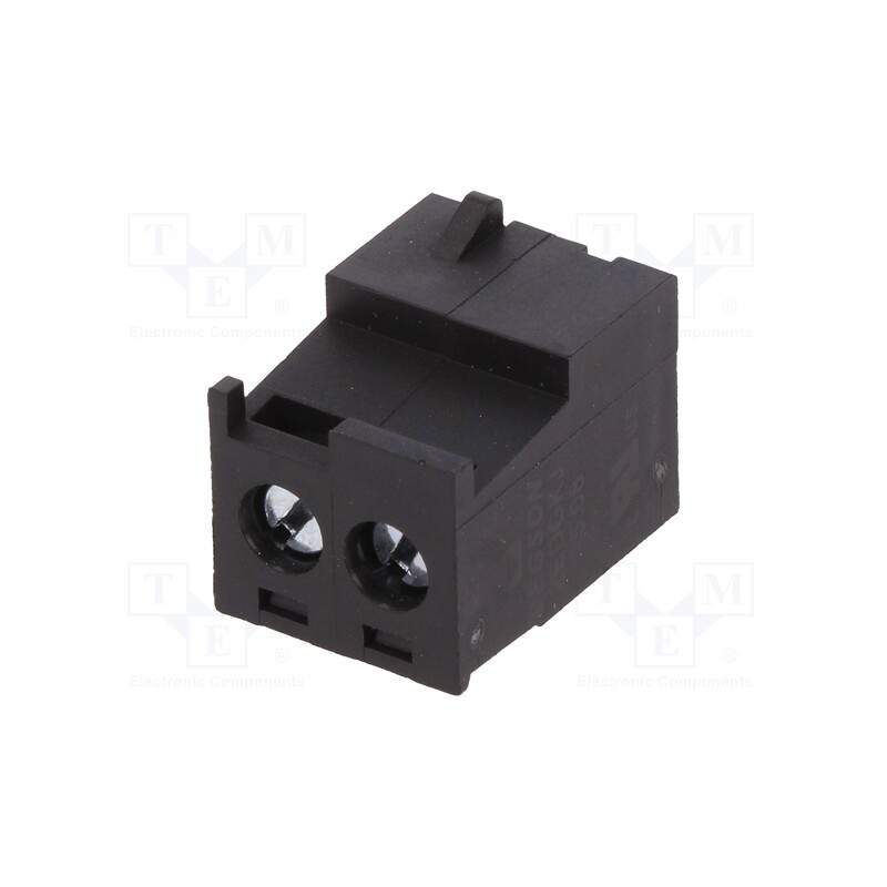 2 pcs x DEGSON ELECTRONICS - 2EDGKJ-5.08-02P-13-00AH - Pluggable terminal block, 5.08mm, ways: 2, straight, plug, female