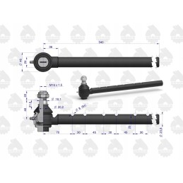 Long sliding ball joint c 385 original ursus