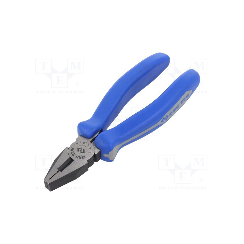 1 pcs x KING TONY - 1538189 - Pliers, universal, two-component handle grips, 163mm