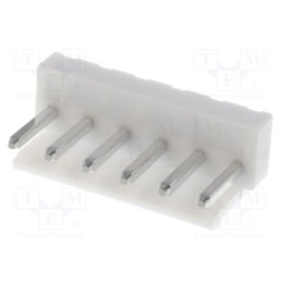 2 pcs x JST - B6P-VH (LF)(SN) - Socket, wire-board, male, VH, 3.96mm, PIN: 6, THT, 250V, 10A, -25÷85°C