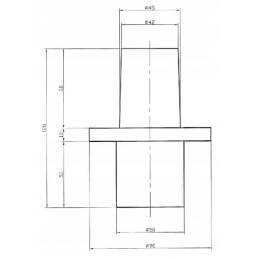 Piton round slotted bolt and nut