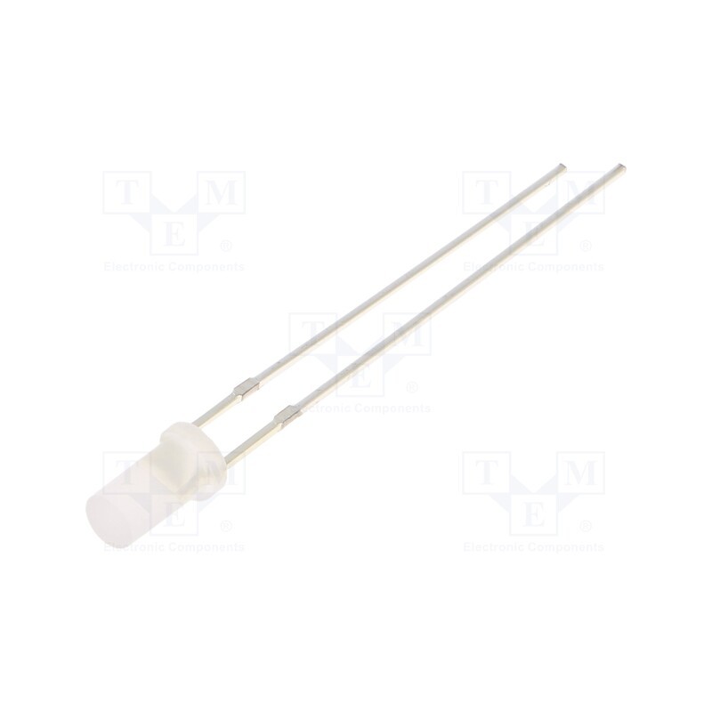 1 pcs x OPTOSUPPLY - OSB5SA3NE2A - LED, 3mm, blue, 230÷330mcd, 140°, Front: flat, 2.8÷3.6V