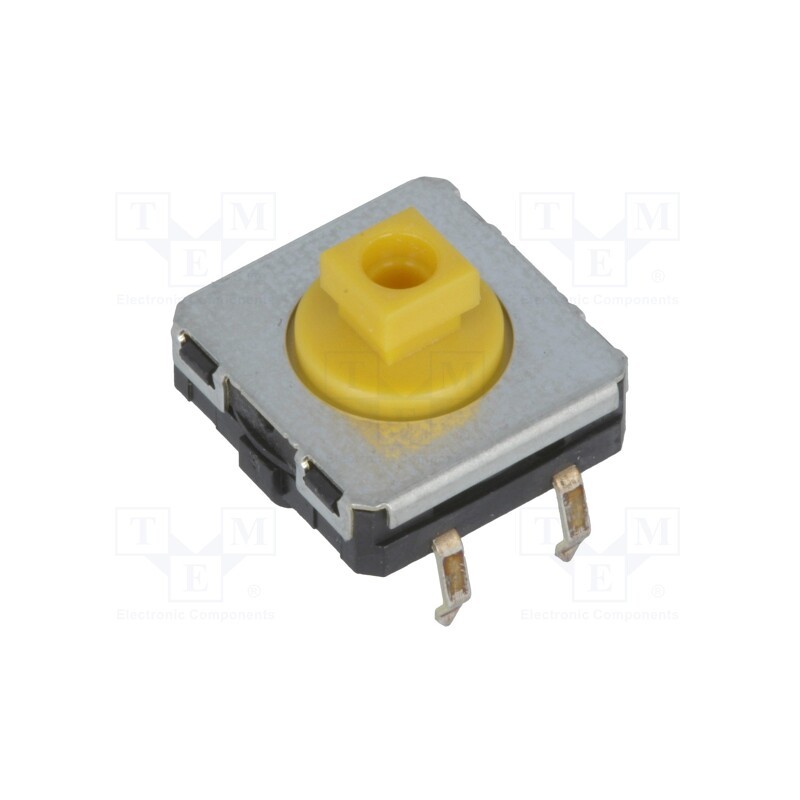 2 pcs x OMRON OCB - B3W-4055 - Microswitch TACT, SPST-NO, Pos: 2, 0.05A/24VDC, THT, none, 3.43N