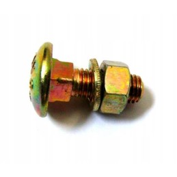 Flail screw with nut M12x35 8 8 flat