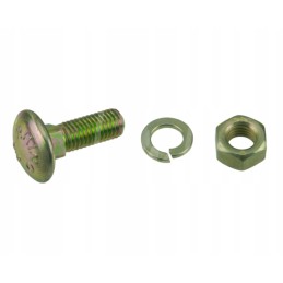 Flail screw with nut M12x35 8 8 flat