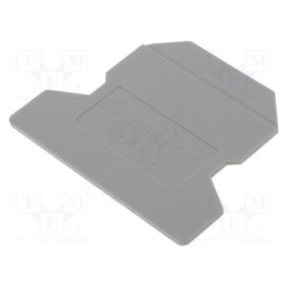 2 pcs x DEGSON ELECTRONICS - ATP-PC - Separating plate, grey, PC-1.5,PC-10,PC-16,PC-2.5,PC-4,PC-6